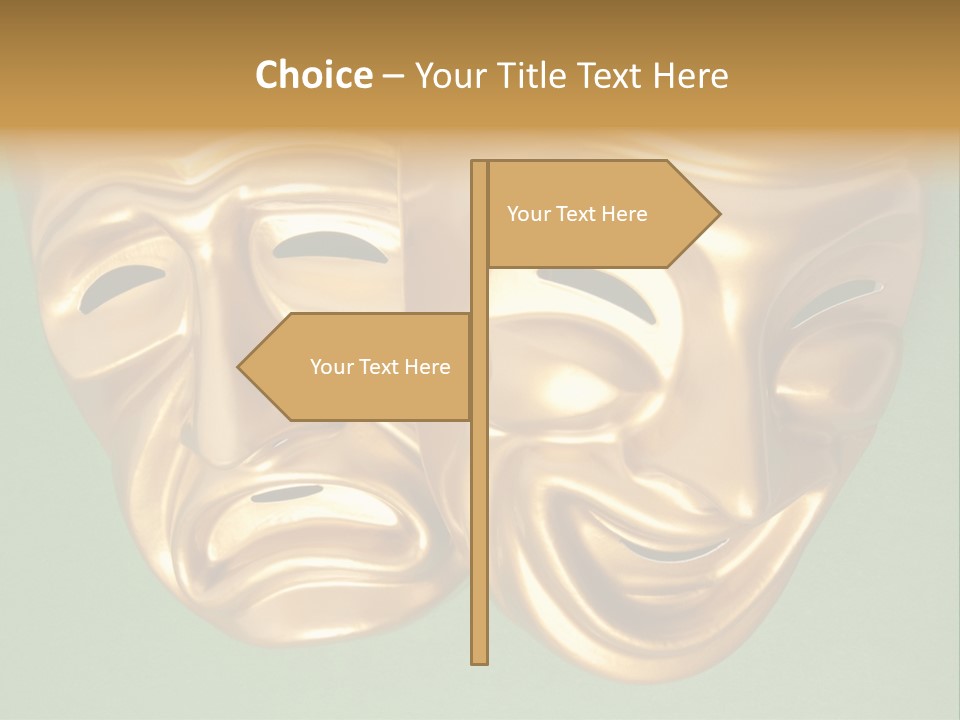 Expression Symbol Sad PowerPoint Template