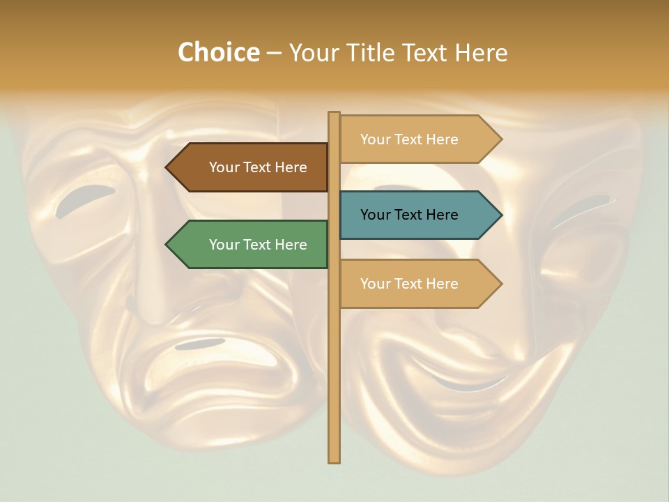 Expression Symbol Sad PowerPoint Template
