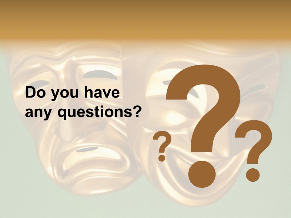 Expression Symbol Sad PowerPoint Template