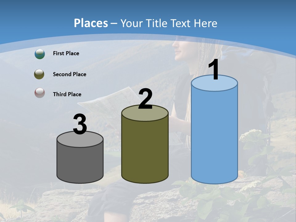 Guide Braids Backpack PowerPoint Template