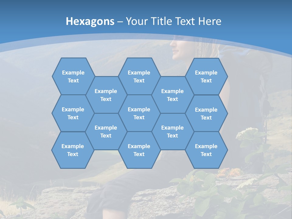 Guide Braids Backpack PowerPoint Template