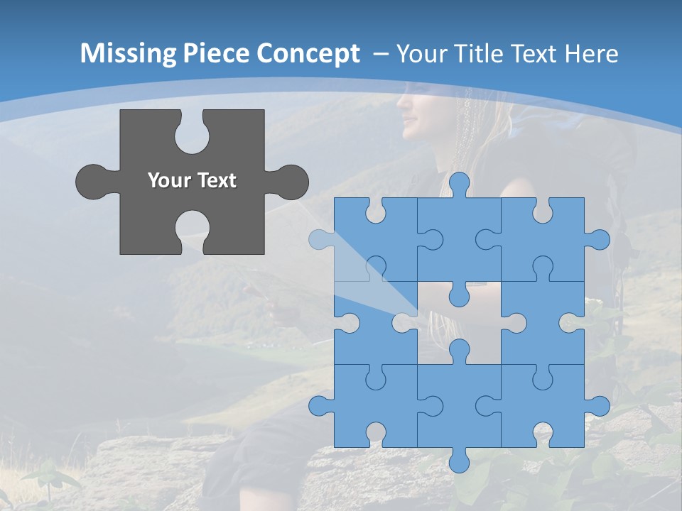 Guide Braids Backpack PowerPoint Template