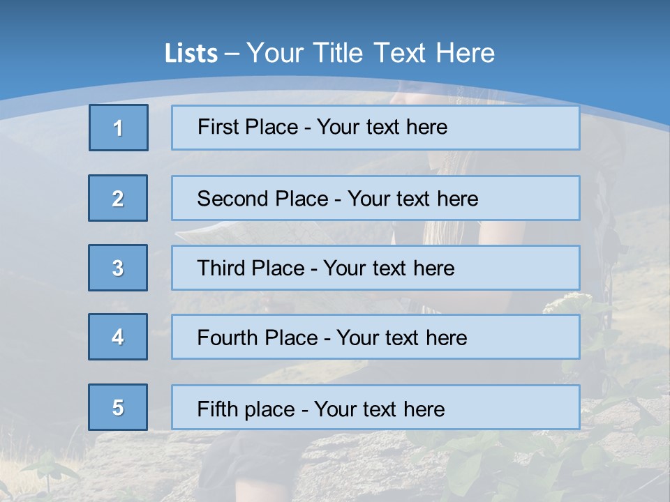 Guide Braids Backpack PowerPoint Template