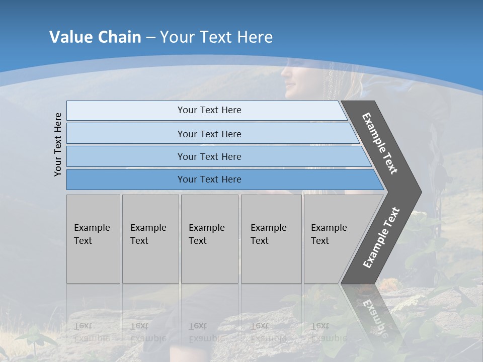 Guide Braids Backpack PowerPoint Template