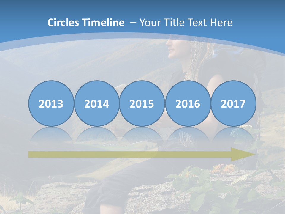 Guide Braids Backpack PowerPoint Template