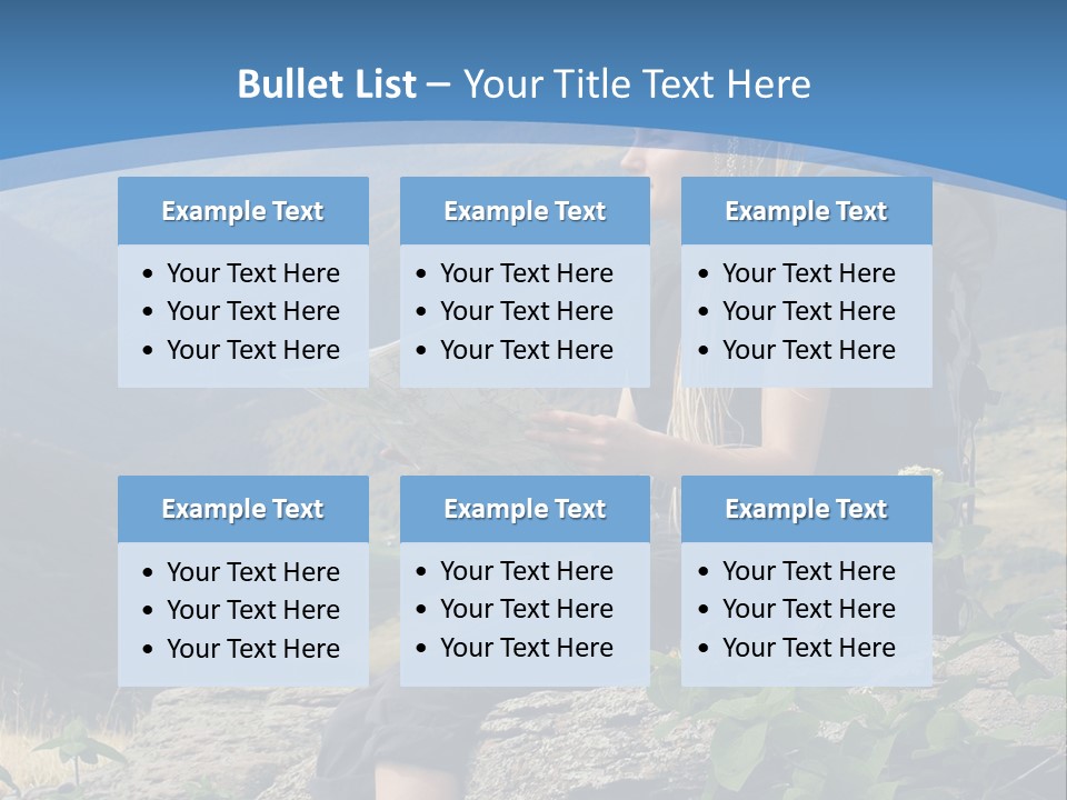 Guide Braids Backpack PowerPoint Template