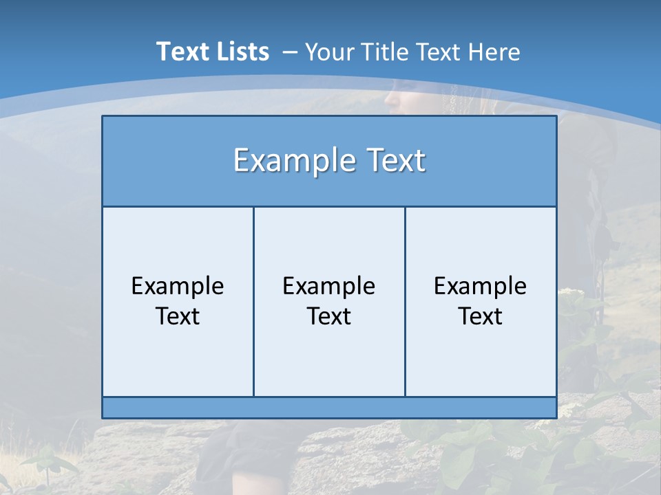 Guide Braids Backpack PowerPoint Template