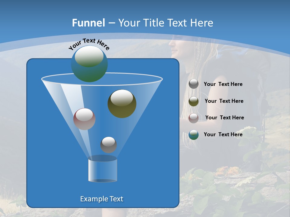 Guide Braids Backpack PowerPoint Template