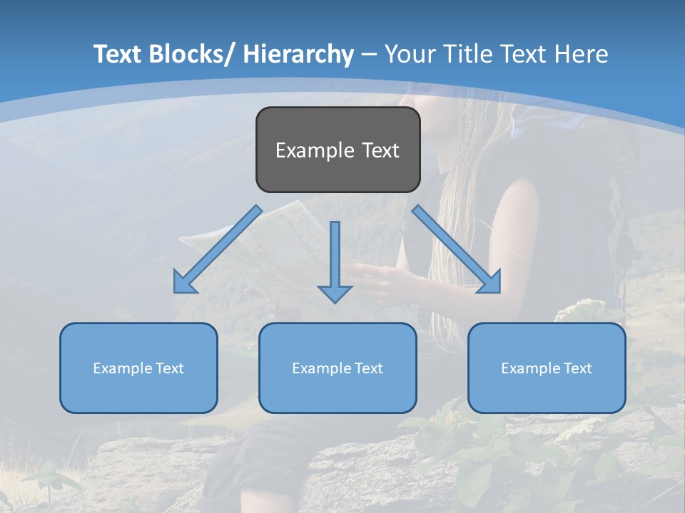 Guide Braids Backpack PowerPoint Template