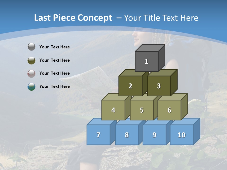 Guide Braids Backpack PowerPoint Template