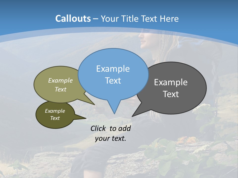 Guide Braids Backpack PowerPoint Template