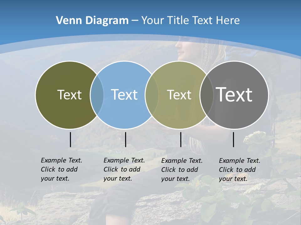 Guide Braids Backpack PowerPoint Template