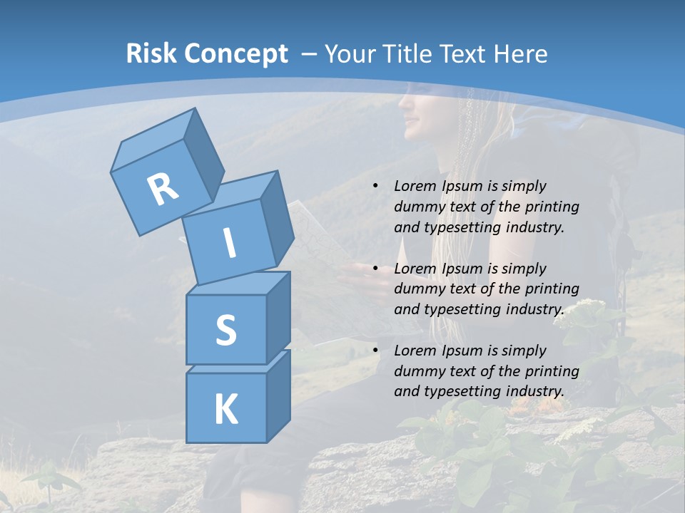 Guide Braids Backpack PowerPoint Template