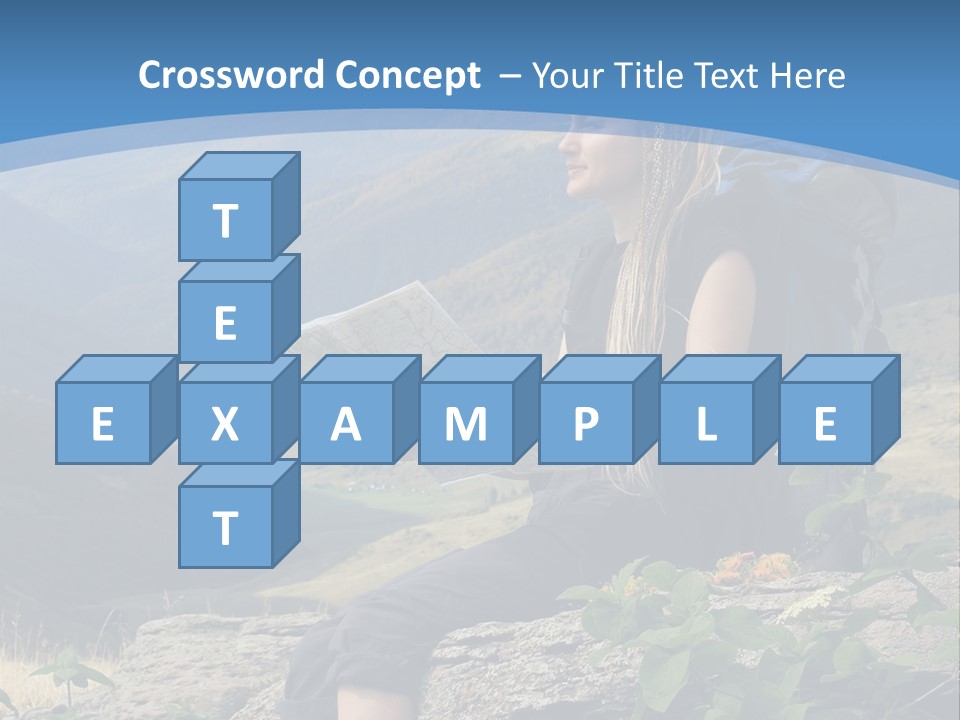 Guide Braids Backpack PowerPoint Template