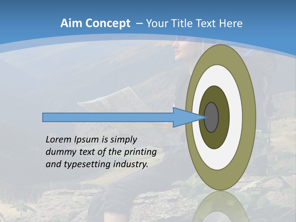 Guide Braids Backpack PowerPoint Template