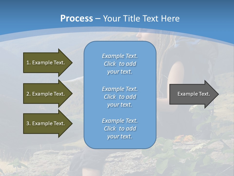Guide Braids Backpack PowerPoint Template
