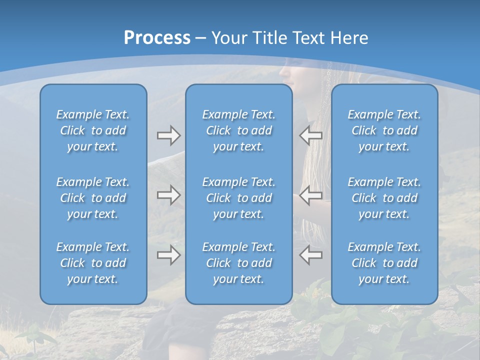 Guide Braids Backpack PowerPoint Template