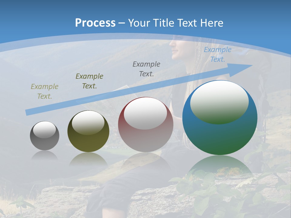 Guide Braids Backpack PowerPoint Template