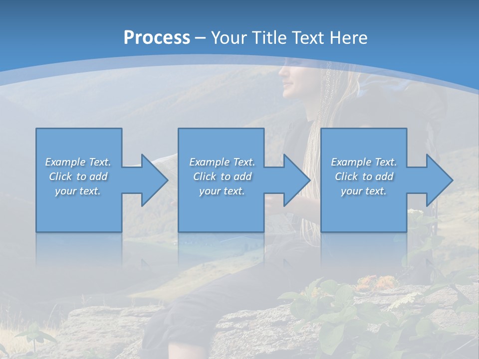 Guide Braids Backpack PowerPoint Template
