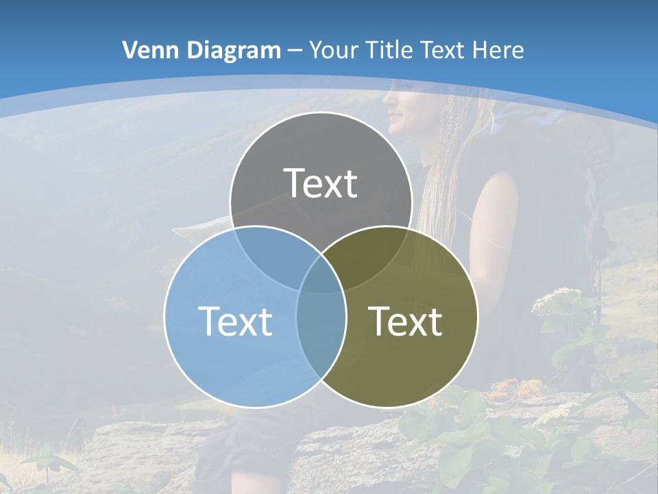 Guide Braids Backpack PowerPoint Template