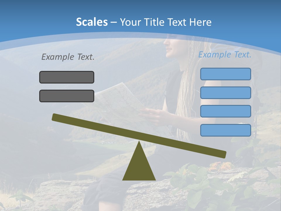 Guide Braids Backpack PowerPoint Template