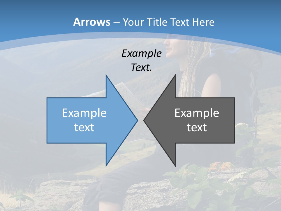 Guide Braids Backpack PowerPoint Template