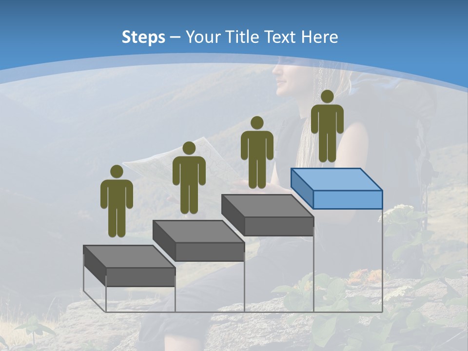 Guide Braids Backpack PowerPoint Template