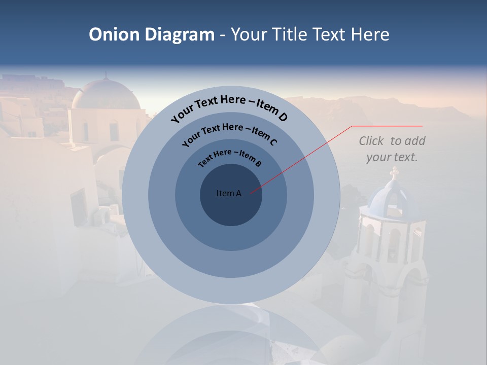 White Oia Dramatic PowerPoint Template