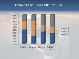 White Oia Dramatic PowerPoint Template