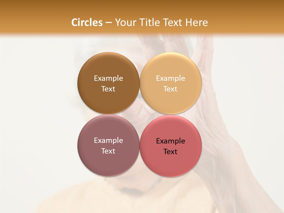 Positive Older Smile PowerPoint Template