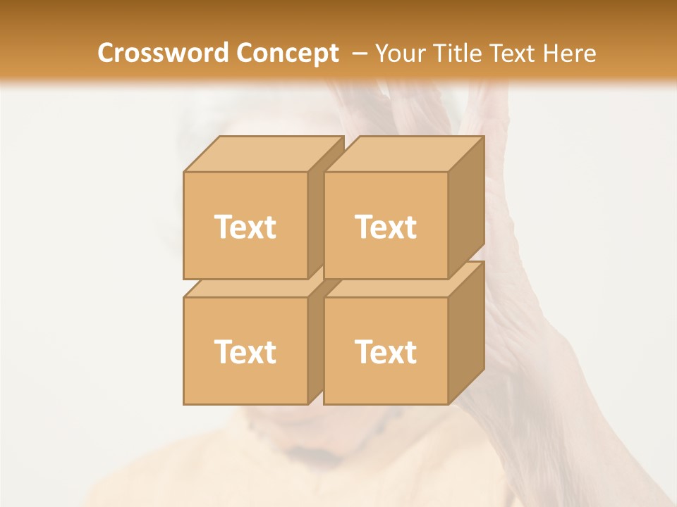 Positive Older Smile PowerPoint Template