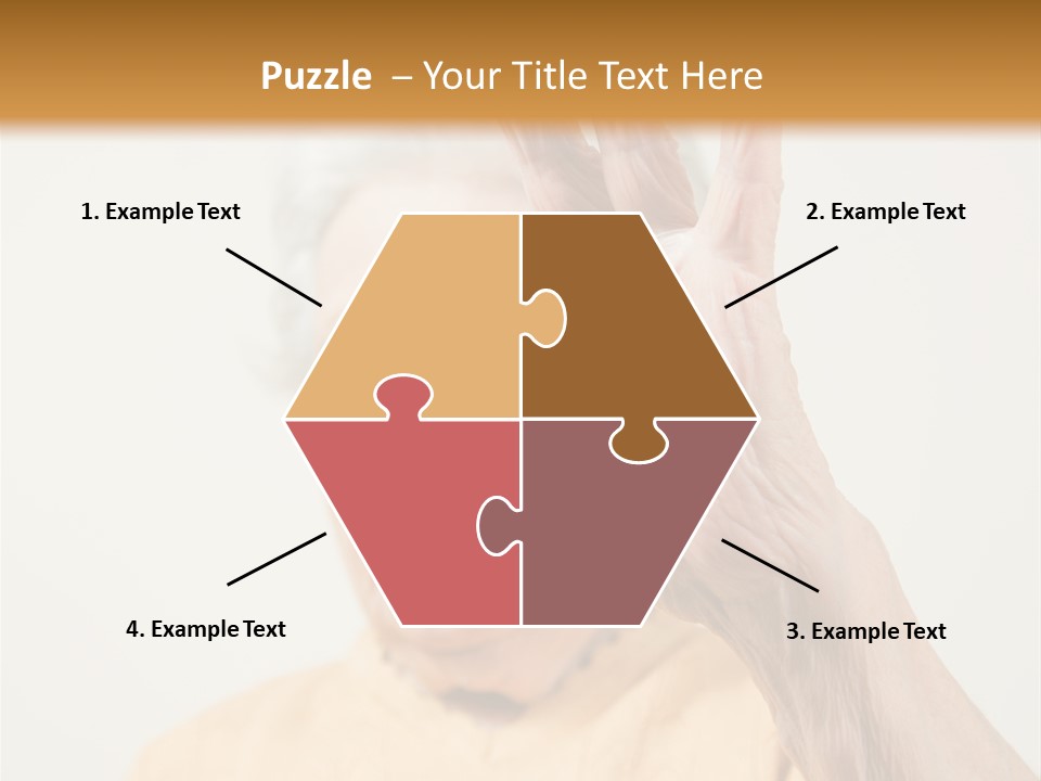 Positive Older Smile PowerPoint Template