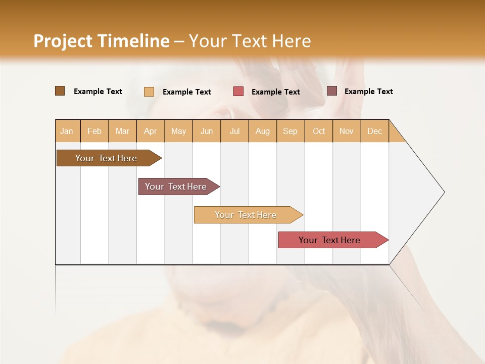 Positive Older Smile PowerPoint Template