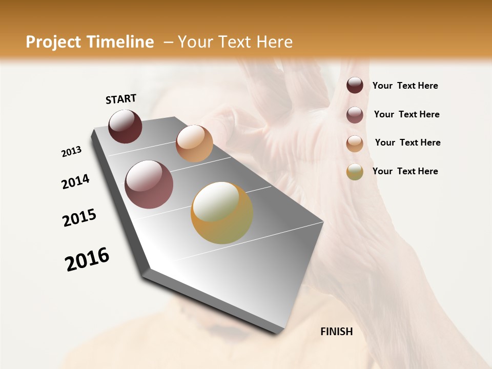 Positive Older Smile PowerPoint Template