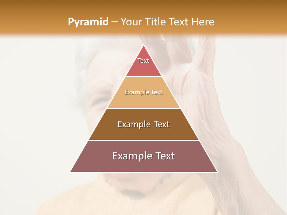Positive Older Smile PowerPoint Template