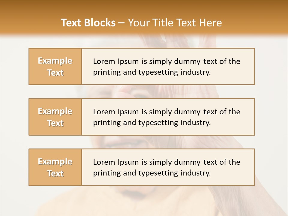 Positive Older Smile PowerPoint Template
