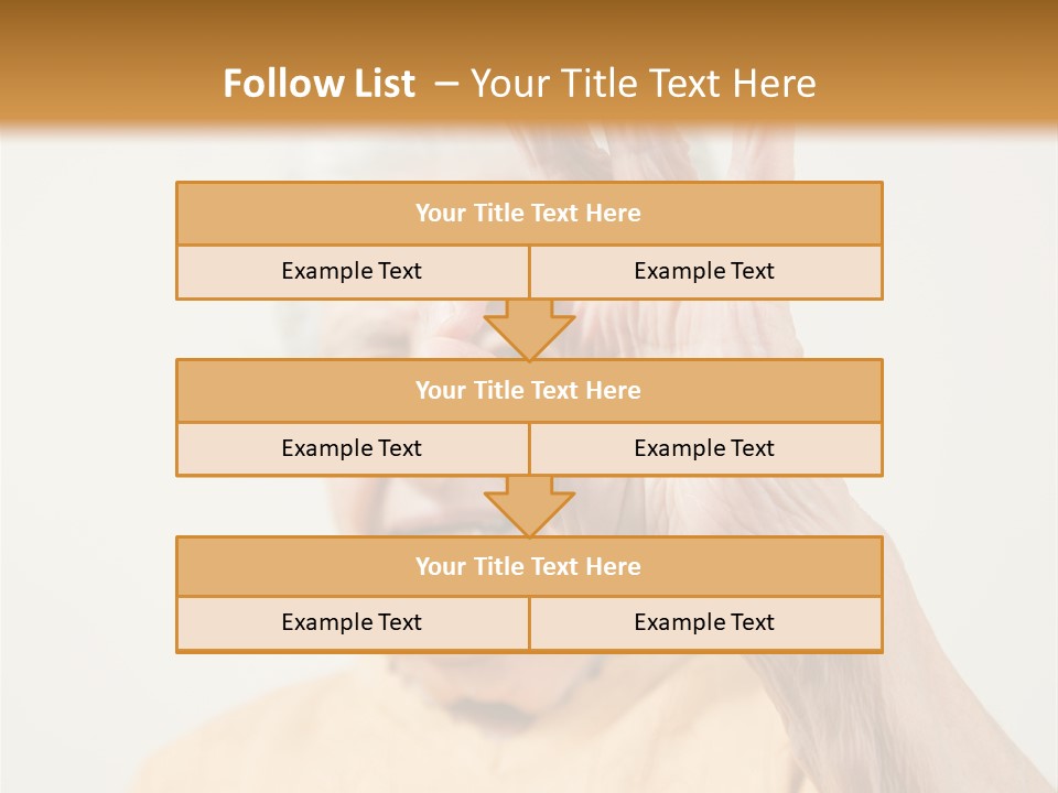 Positive Older Smile PowerPoint Template