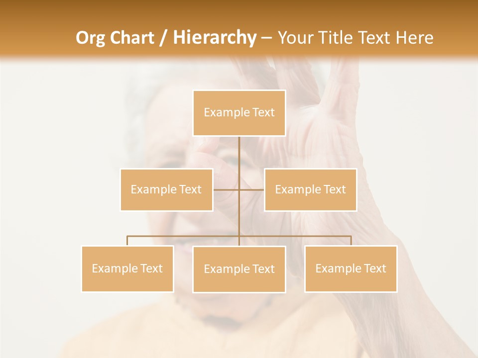 Positive Older Smile PowerPoint Template