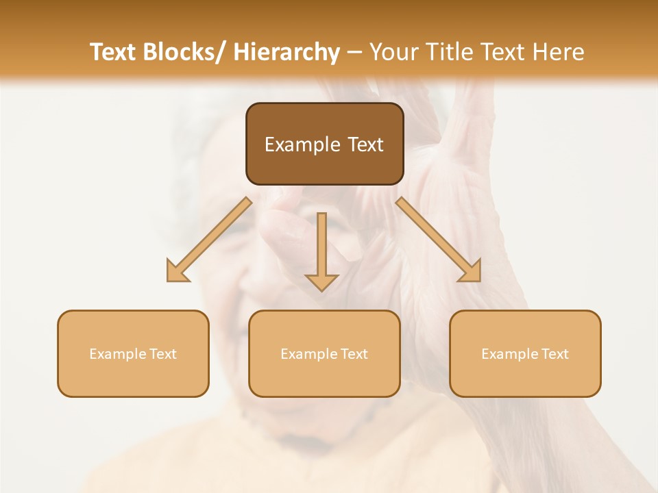 Positive Older Smile PowerPoint Template
