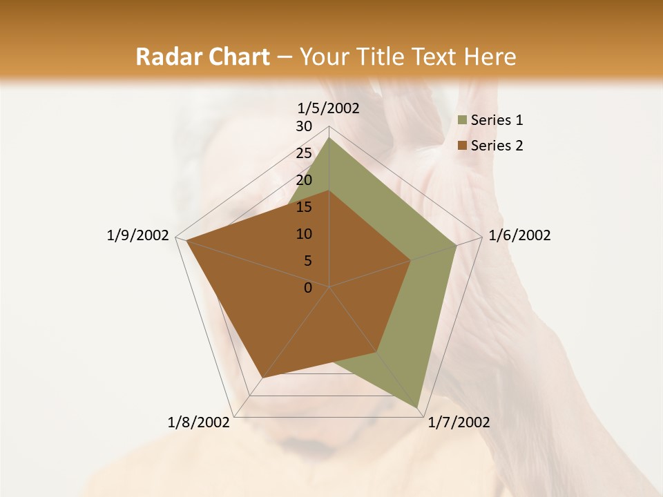 Positive Older Smile PowerPoint Template