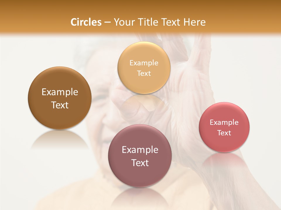 Positive Older Smile PowerPoint Template