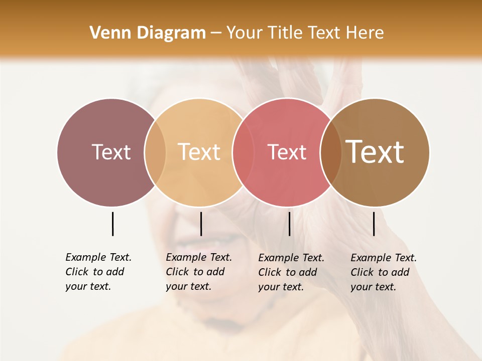 Positive Older Smile PowerPoint Template