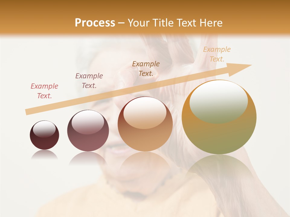 Positive Older Smile PowerPoint Template