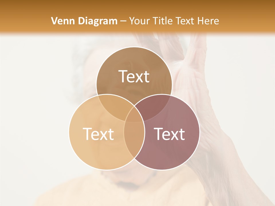 Positive Older Smile PowerPoint Template