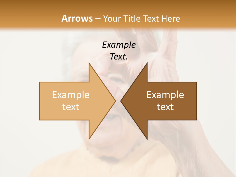 Positive Older Smile PowerPoint Template