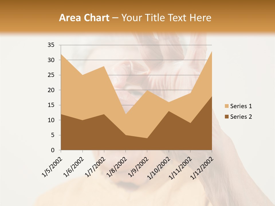 Positive Older Smile PowerPoint Template