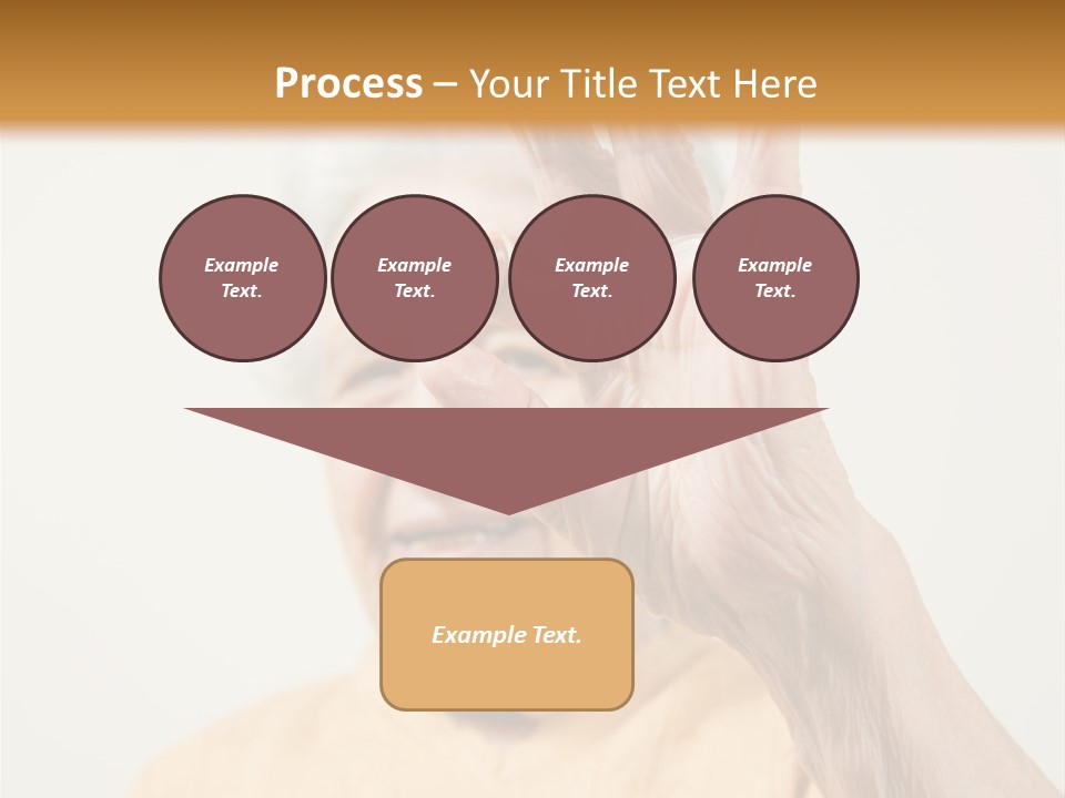 Positive Older Smile PowerPoint Template