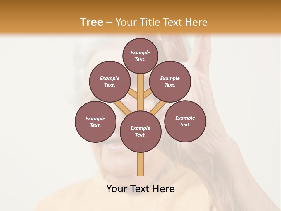 Positive Older Smile PowerPoint Template