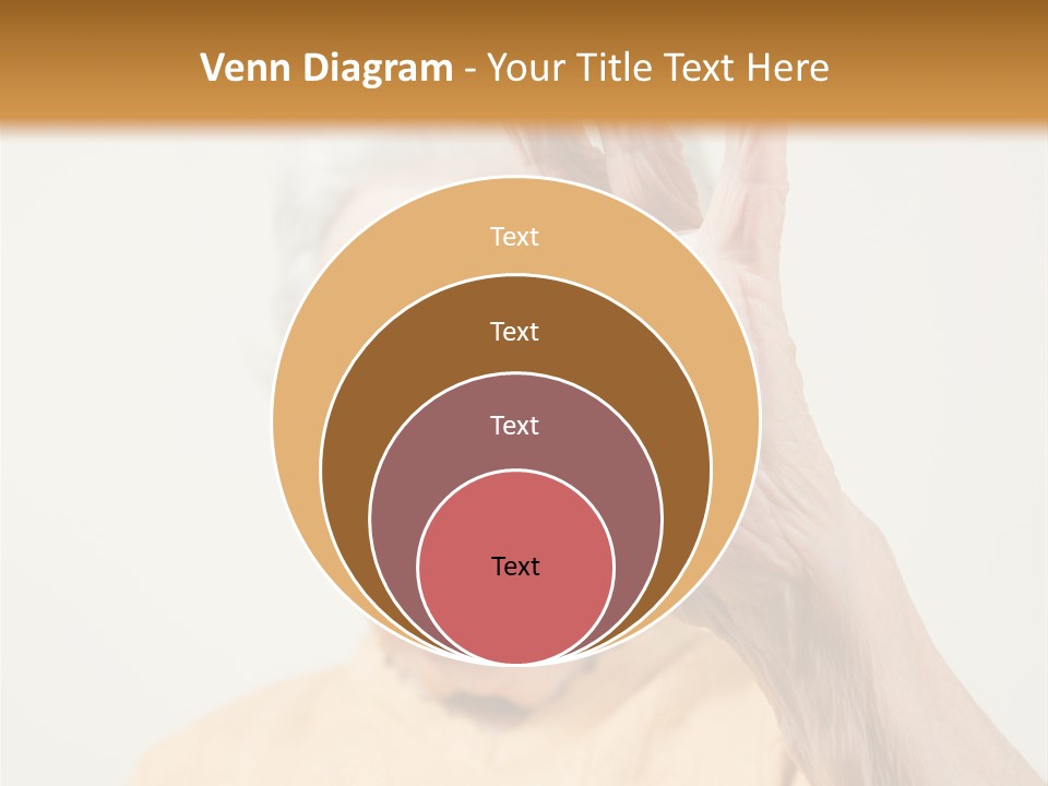 Positive Older Smile PowerPoint Template