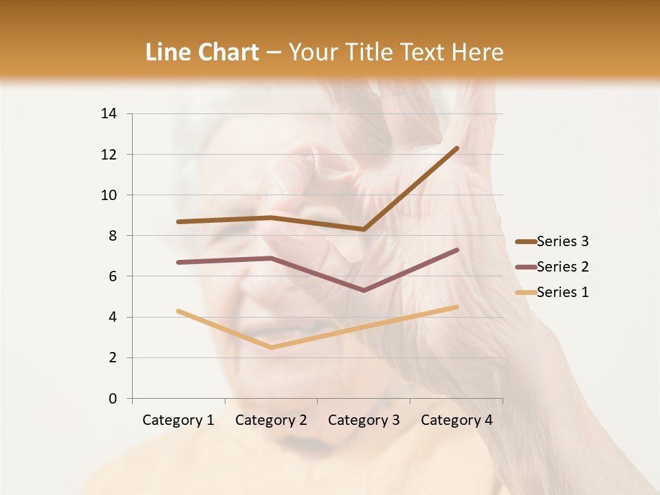 Positive Older Smile PowerPoint Template